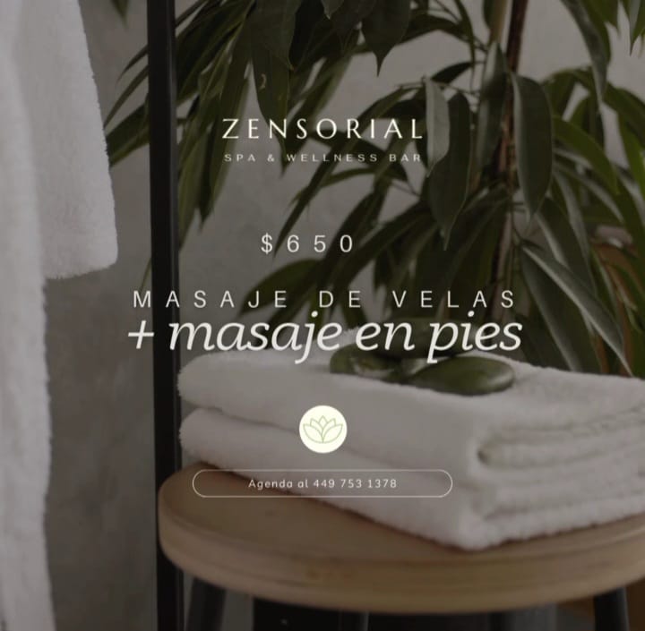 Masaje de velas + masaje en pies